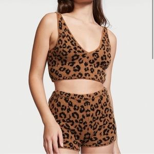 NWT Victoria’s Secret 100% cashmere bralette AND shorties